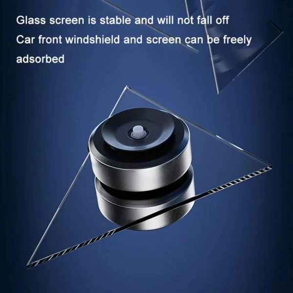 Magnetic Car Suction Cup Holder - 360° Rotation, Universal Fit - Image 5