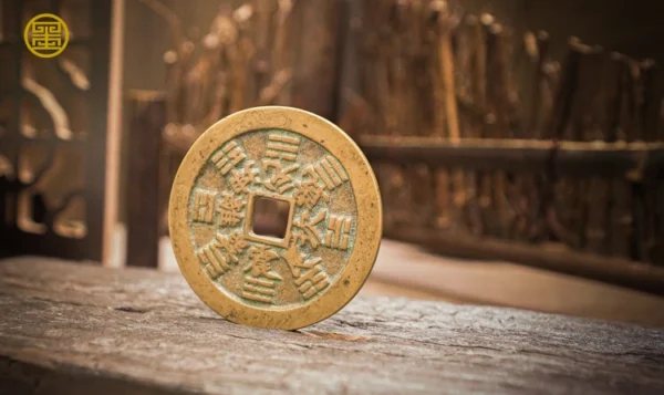 Shangui (Mountain Spirit) Lei Bureau Eight Trigrams Amulet Bronze Coin | Protection, Wealth, and Harmony - Image 3